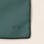 Elegant Wardrobe Tiber Mit Monogramm Scarf Schal<br><div class="desc">Eleganter Wardrobe Tiber (Dark Cyan) Mit Monogramm Skarf. Design von Claudine Boerner.</div>