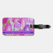 ELEGANT Wasserfarbe Gepäckanhänger (Rückseite horizontal)