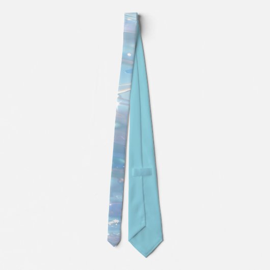 Elegant Water-Effect Necktie / Krawatte (Rückseite)