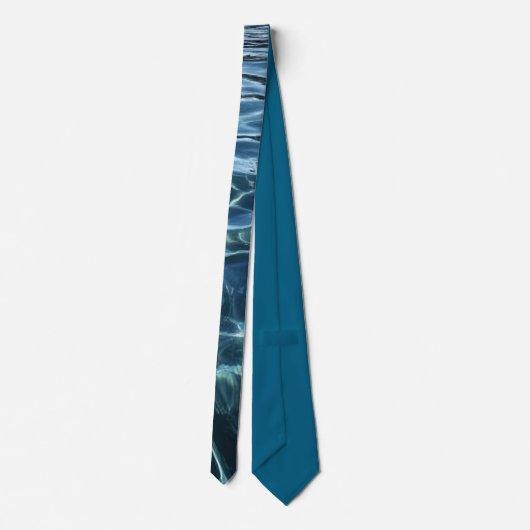 Elegant Water-Effect Necktie / Krawatte (Rückseite)