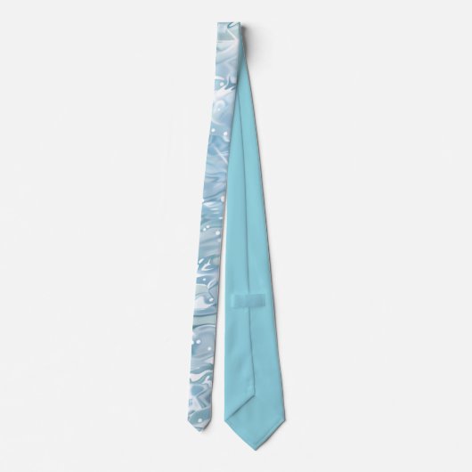 Elegant Water-Effect Necktie / Krawatte (Rückseite)