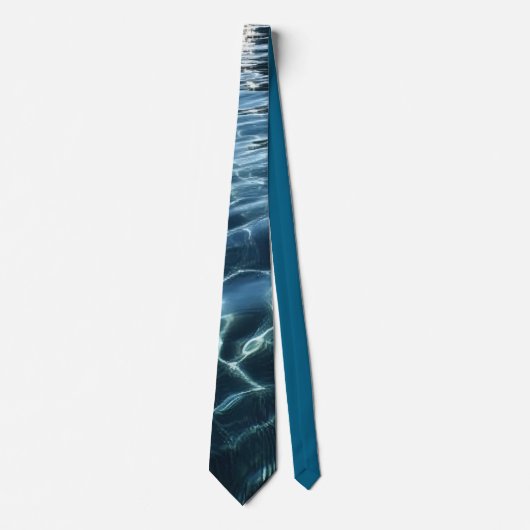 Elegant Water-Effect Necktie / Krawatte (Vorderseite)