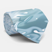 Elegant Water-Effect Necktie / Krawatte (Gerollt)