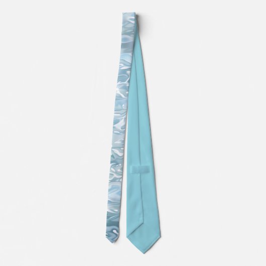 Elegant Water-Effect Necktie / Krawatte (Rückseite)