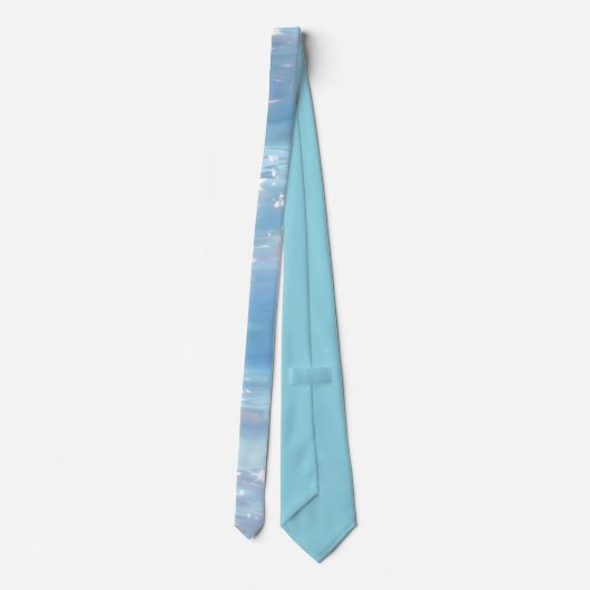 Elegant Water-Effect Necktie / Krawatte (Rückseite)