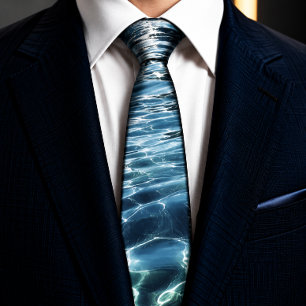 Elegant Water-Effect Necktie / Krawatte