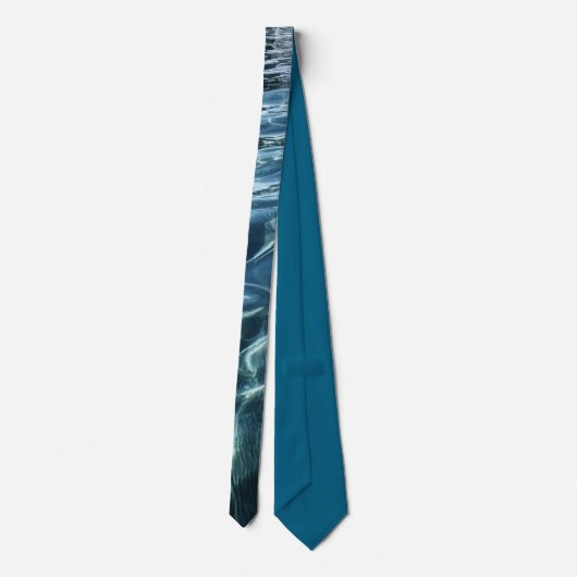 Elegant Water-Effect Necktie / Krawatte (Rückseite)
