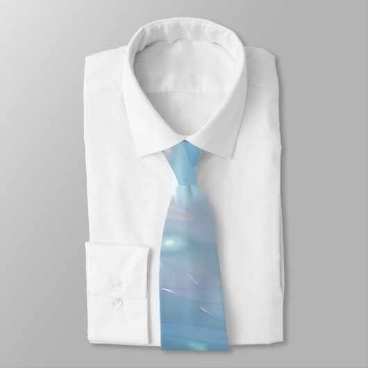 Elegant Water-Effect Necktie / Krawatte (Gebunden)