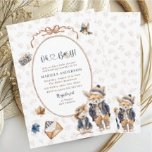 Elegant Watercolor A  little pumpkin oh boy  Baby 