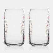 Elegant Watercolor Botanical Message Dosenglas (Rechts)