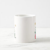 Elegant Watercolor Botanical Snowflake Christmas Kaffeetasse (Mittel)