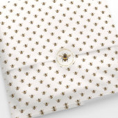 Elegant Watercolor Bumblebee Pattern Seidenpapier