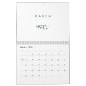 Elegant Watercolor Eucalyptus Kalender (Mär 2026)