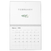 Elegant Watercolor Eucalyptus Kalender (Feb 2026)