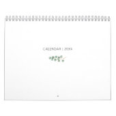 Elegant Watercolor Eucalyptus Kalender (Titelbild)