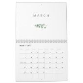 Elegant Watercolor Eucalyptus Kalender (Mär 2027)