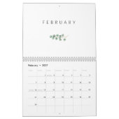 Elegant Watercolor Eucalyptus Kalender (Feb 2027)