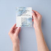 Elegant Watercolor Falsch Glitter Flyer (Gruppe)