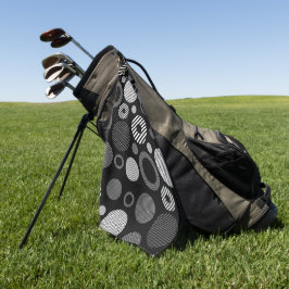 Elegant watercolor floral decorative eye-catching  golfhandtuch