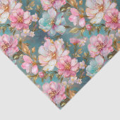 Elegant Watercolor Floral Decoupage Tissue Paper Seidenpapier (Ausschnitt)