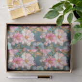 Elegant Watercolor Floral Decoupage Tissue Paper Seidenpapier (Geschenk)
