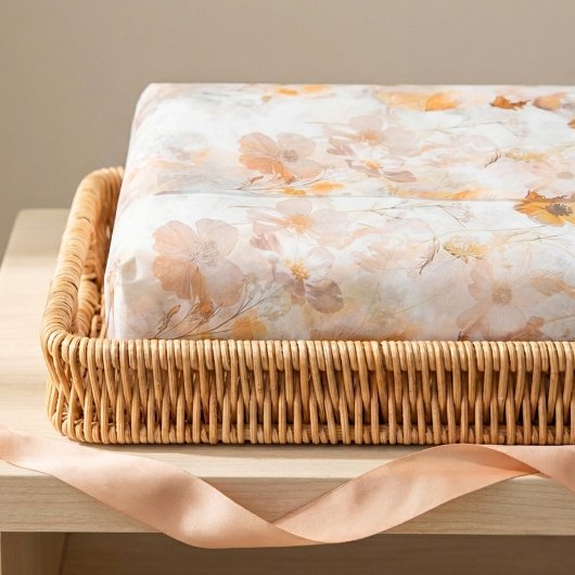 Elegant Watercolor Floral Seidenpapier