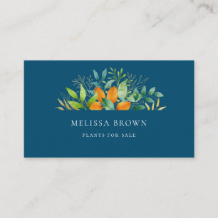 Elegant Watercolor Greenerity Foliage Botanical Bl Visitenkarte