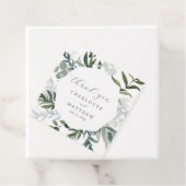 Elegant Watercolor Greenerity Vielen Dank für Ihre Geschenkanhänger (Beispiel)