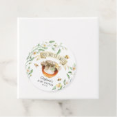 Elegant Watercolor HoneyBee Baby Shower Vielen Dan Geschenkanhänger (Beispiel)