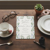 Elegant Watercolor Hydrangea Bridal Shower  Einladung