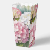 Elegant Watercolor Hydrangea Wedding Favor Geschenkschachtel (Rückseite)