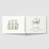 Elegant Watercolor Manor Rococo Wedding Gästebuch (Voll)