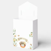 Elegant Watercolor Mommy-to-Bee Honey Baby Shower Geschenkschachtel (Geöffnet)