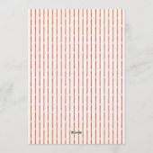 Elegant Watercolor Red Pomegranate Christmas Party Einladung (Rückseite)