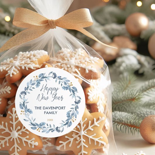 Elegant Watercolor Runder Aufkleber