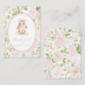 Elegant Watercolor spring wildflowerFlat Note Card Mitteilungskarte (Vorne/Hinten)