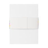 Elegant Watercolor Sring Flowers Einladungsbanderole (Rückseitenbeispiel)