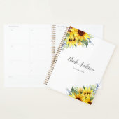 Elegant Watercolor Sunflowers Planer (Anzeige)
