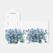 Elegant Watercolor Vergiss-me-not Wedding Geschenkschachtel (Ungefaltet)