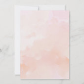 Elegant Watercolor Wine Bottles Rehearsal Dinner Einladung (Rückseite)