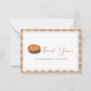 Elegant WatercolorCutie Pie ist auf dem Weg zum Ba Mitteilungskarte