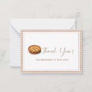 Elegant WatercolorCutie Pie ist auf dem Weg zum Ba Mitteilungskarte