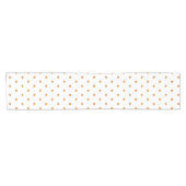 Elegant Watercolour Pumpkin Pattern Kurzer Tischläufer (Horizontal)