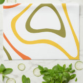 Elegant Wavy Kitchen Handtuch (Gefaltet)