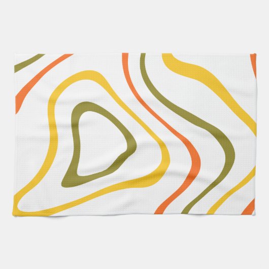 Elegant Wavy Kitchen Handtuch (Horizontal)