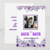 Elegant Wedding 007 von Nasrin Save the Date (Vorne/Hinten)