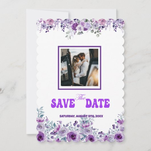 Elegant Wedding 007 von Nasrin Save the Date (Vorderseite)