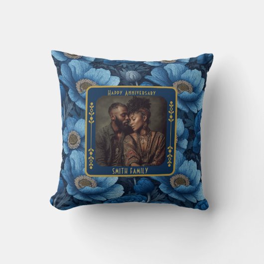 Elegant Wedding 15. Jubiläumswurfkissen Kissen (Vorderseite)
