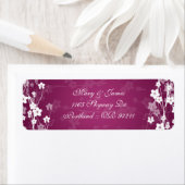 Elegant Wedding Address Cherry Blossom Plum (Insitu)