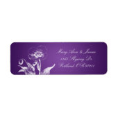 Elegant Wedding Address Poppy Lila (Vorne)